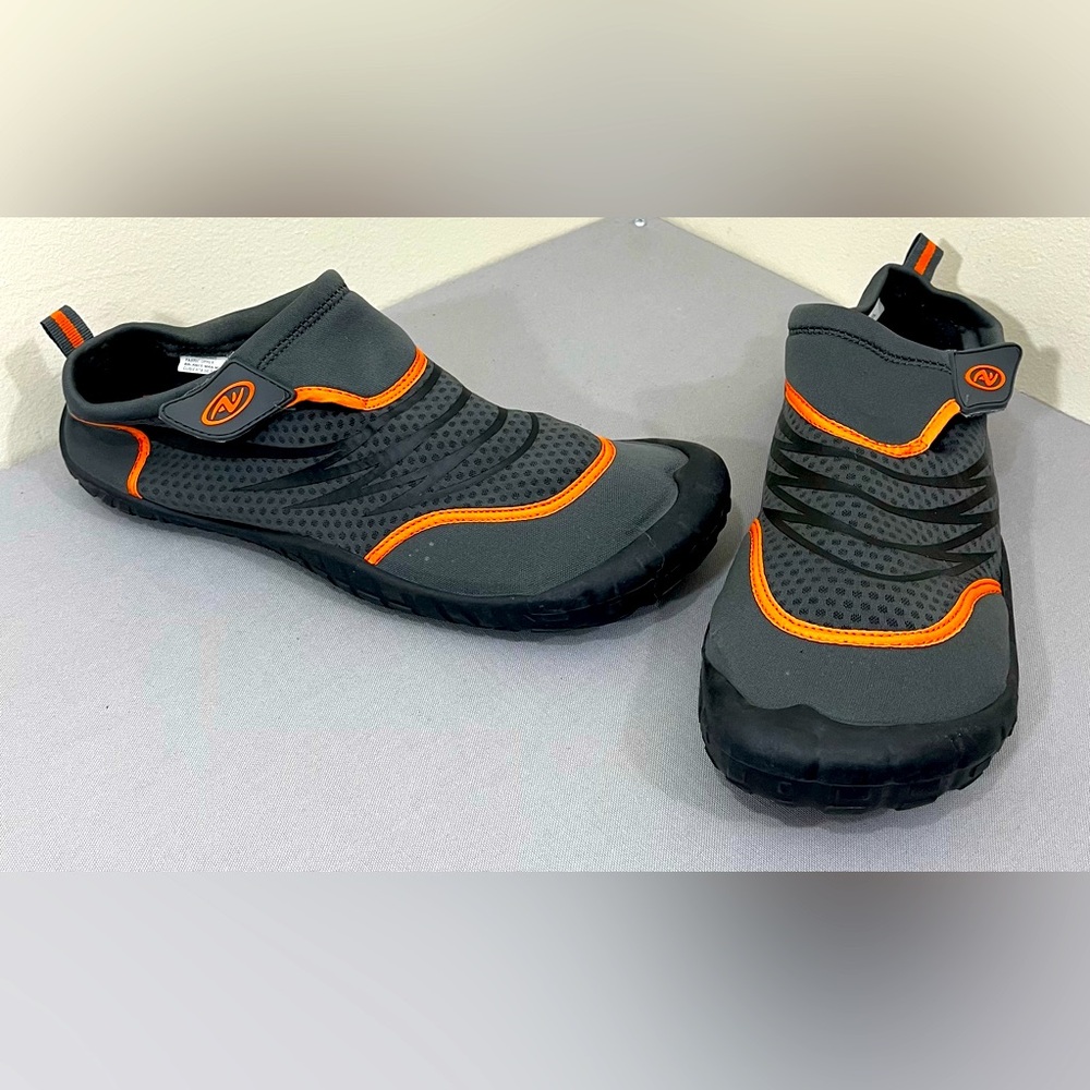 Athletics Works Men's Water Work Shoe Gray Black Orange